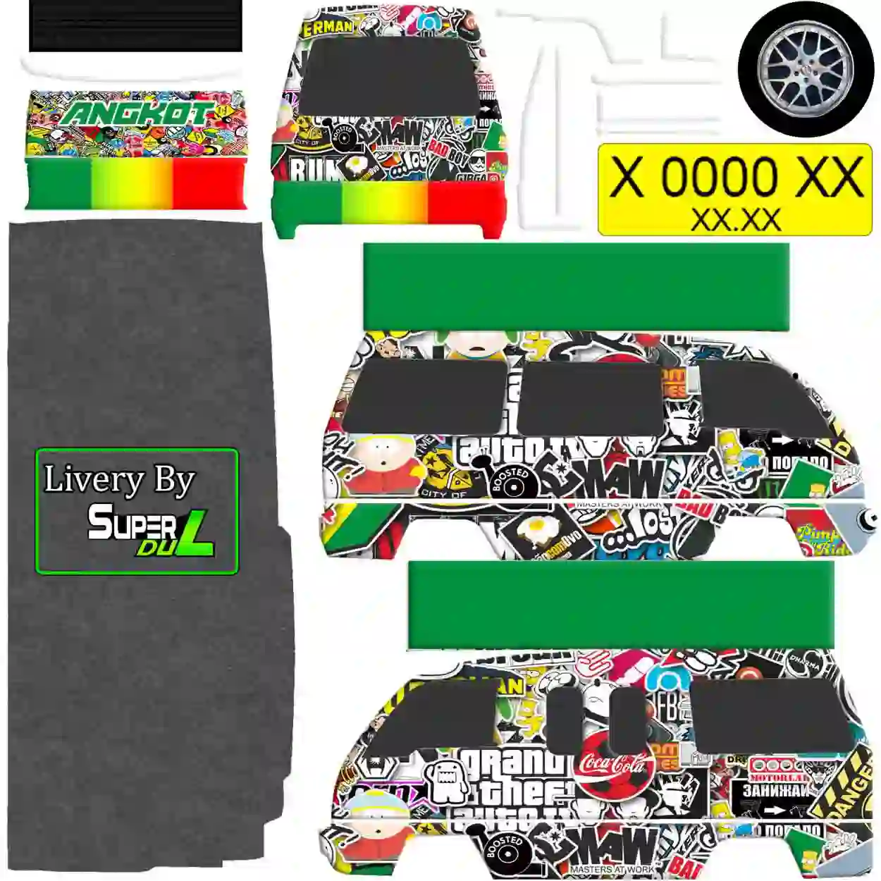 2. Livery Angkot GTA