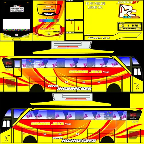 21. Livery BUSSID SHD Sumber Jaya Trans V1