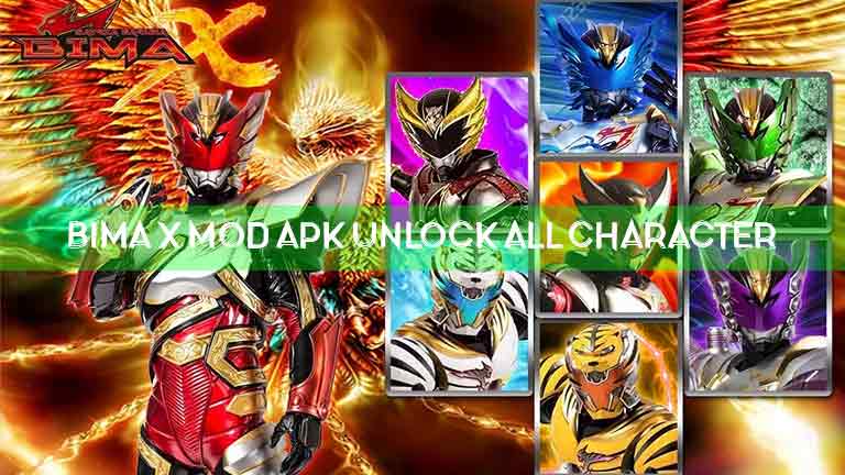 Bima X Mod Apk Unlock All Character