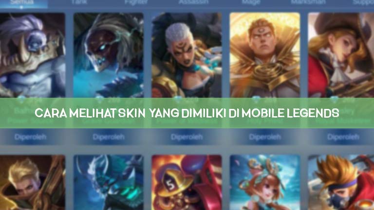 Cara Melihat Skin Yang Dimiliki Di Mobile Legends