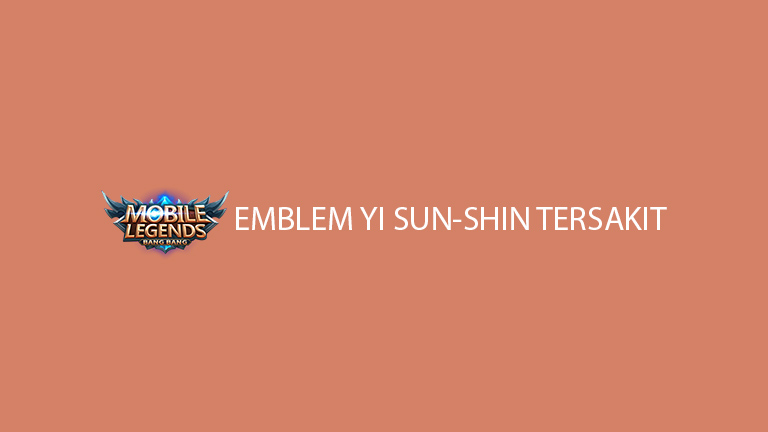 Emblem Yi Sun Shin Tersakit