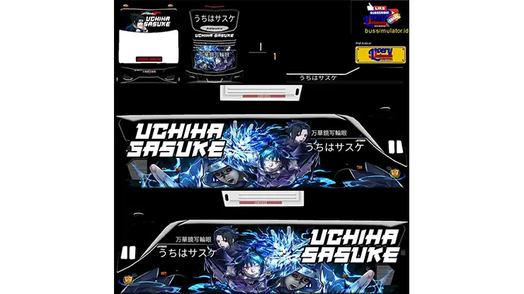 Livery 3D Uchiha Sasuke