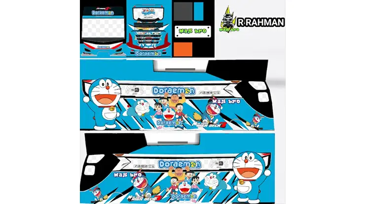 Livery HD Doraemon Mas Bro