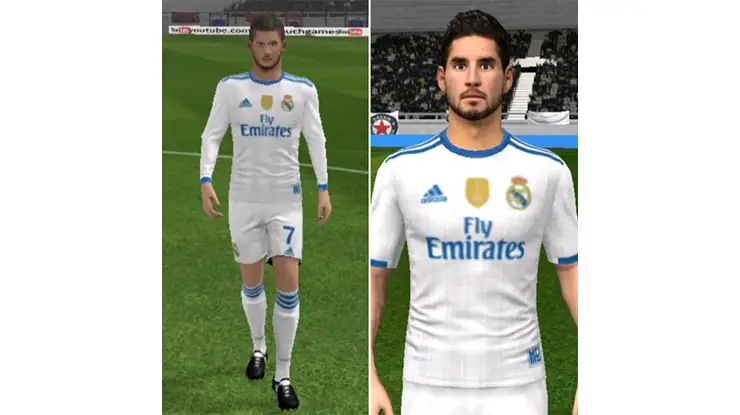 Preview DLS Real Madrid Home Kit